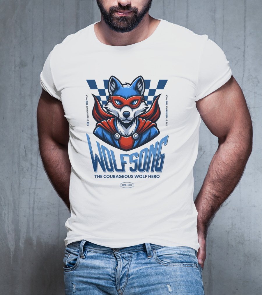 WOLFSONG THE COURAGEOUS WOLF HERO THE LEGENDARY WOLF SPIRIT T-Shirt