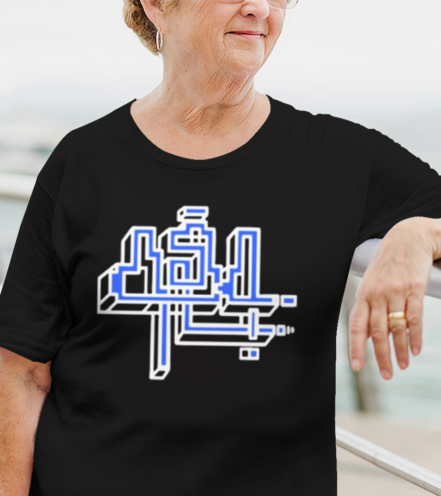 454 Life Maze Blue Circuit T-Shirt