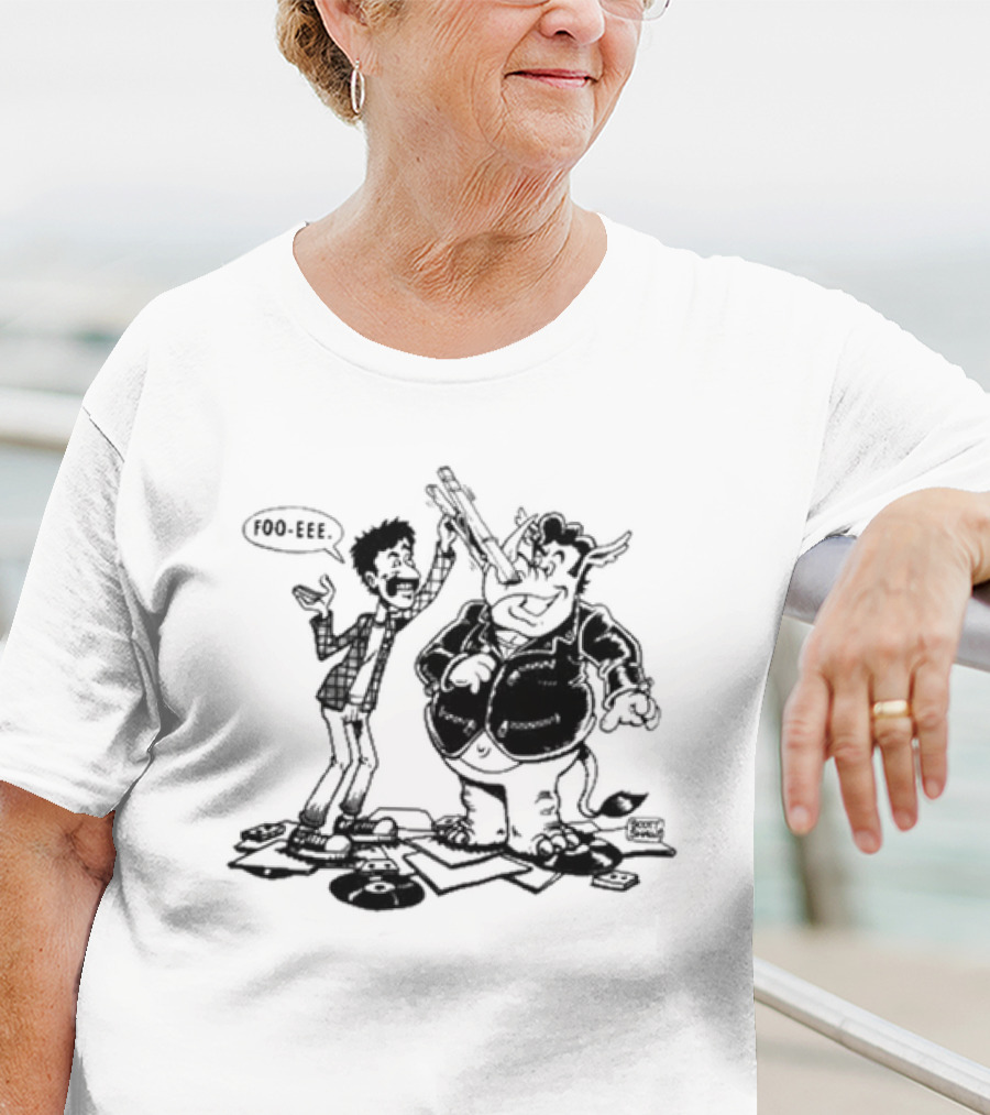 Frank Zappa Beat The Boots Foo-Eee Comic-Style T-Shirt