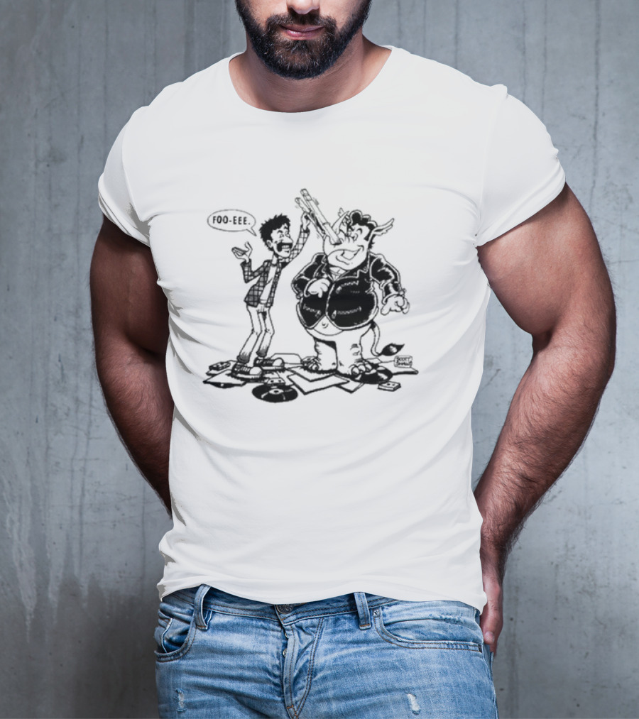 Frank Zappa Beat The Boots Foo-Eee Comic-Style T-Shirt