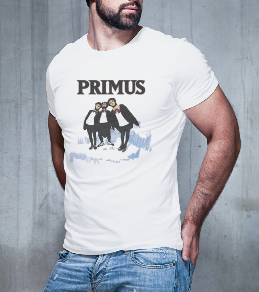 Primus SPACE FARM Trio On Abstract Landscape T-Shirt