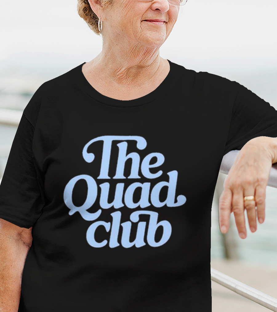 The Quad Club Black Quadrant T-Shirt