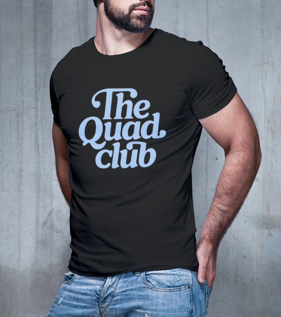The Quad Club Black Quadrant T-Shirt
