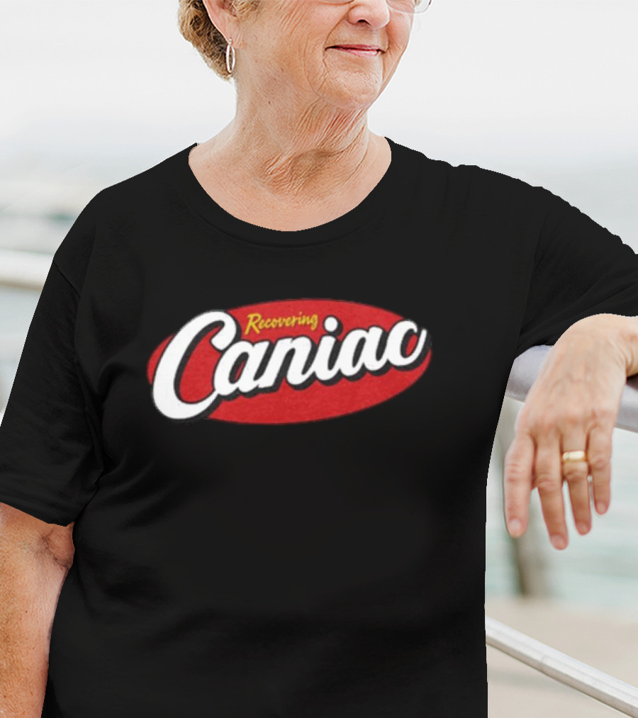 Recovering Caniac Red T-Shirt