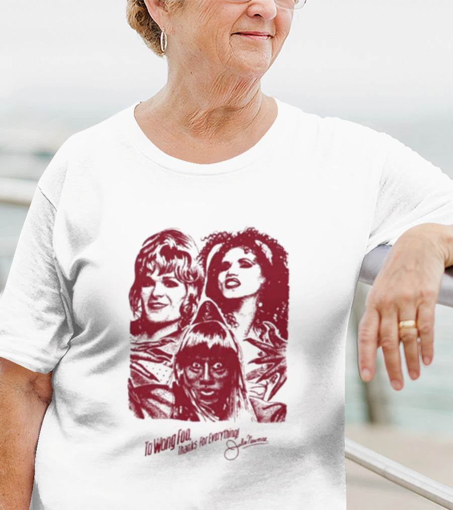 To Wong Foo Thanks For Everything Julie Newmar Red Faces T-Shirt