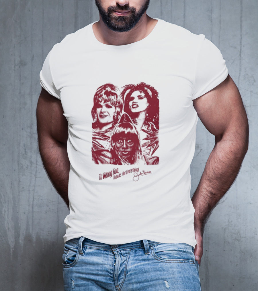 To Wong Foo Thanks For Everything Julie Newmar Red Faces T-Shirt