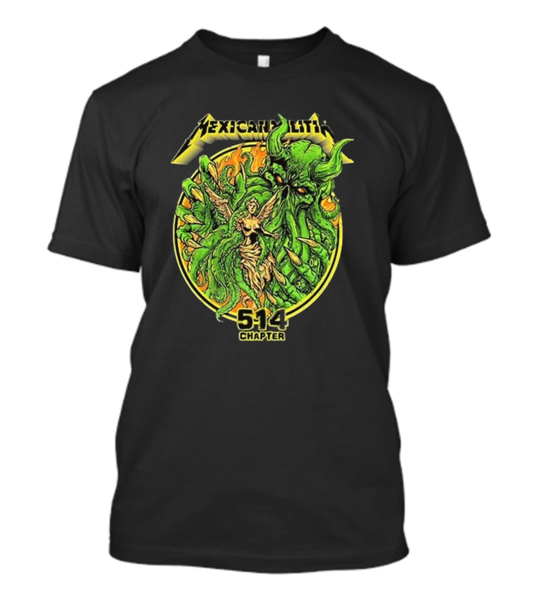 Mexican Militia Chapter 514 Vintage Monster T-Shirt