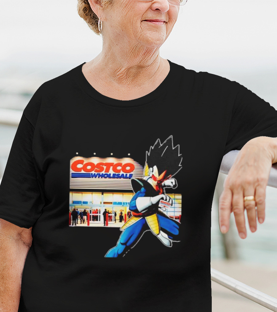 Prince Of Savings Costco Wholesale Vegeta Anime Icon At Storefront T-Shirt