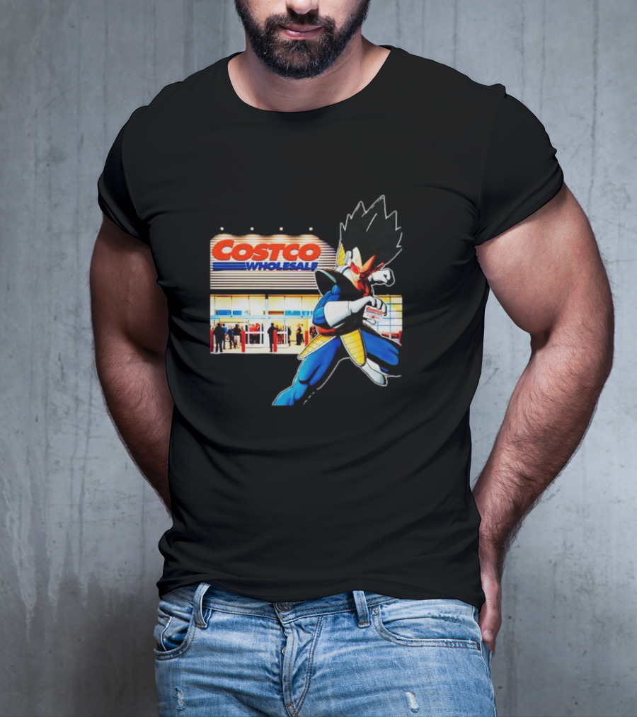Prince Of Savings Costco Wholesale Vegeta Anime Icon At Storefront T-Shirt