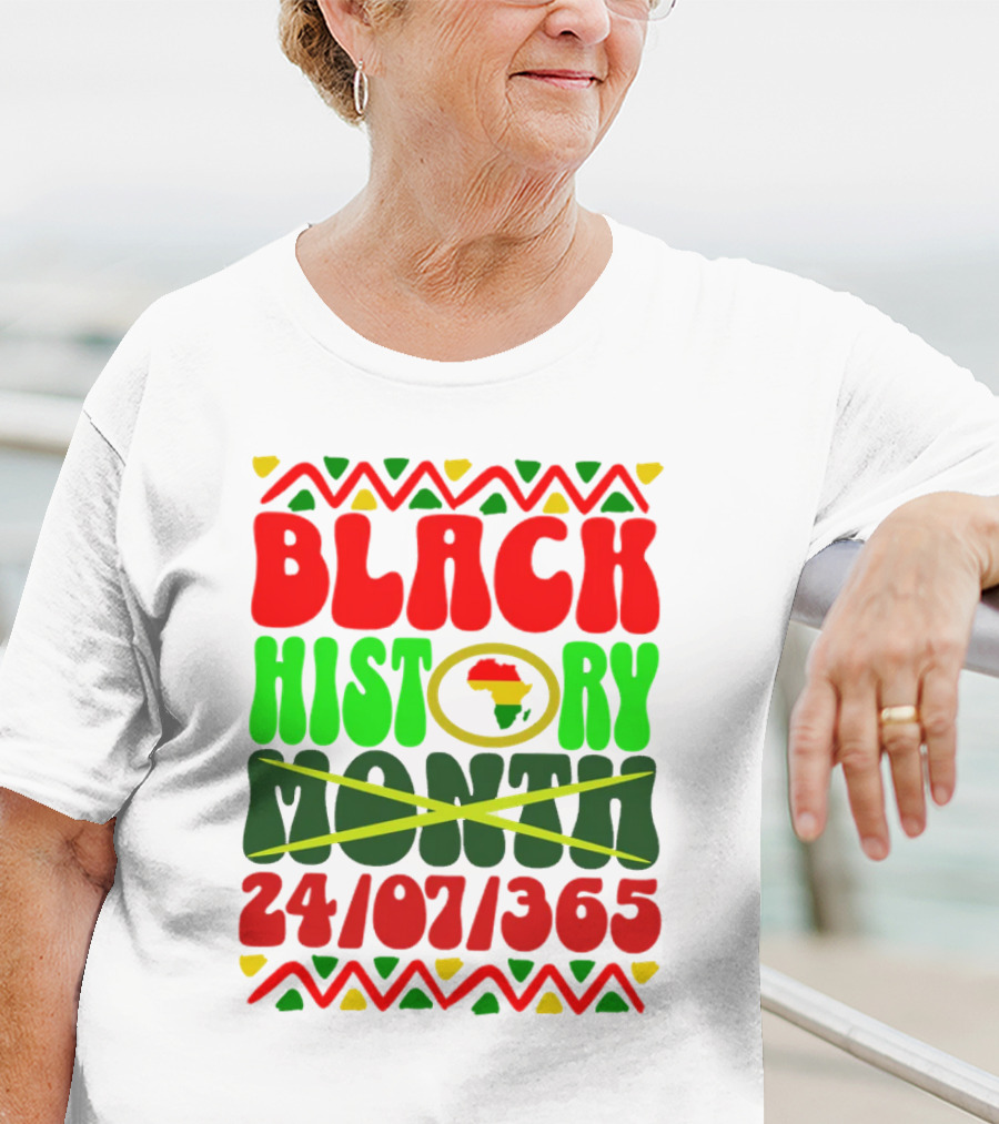 BLACK HISTORY MONTH AFRICA 24/07/365 T-Shirt