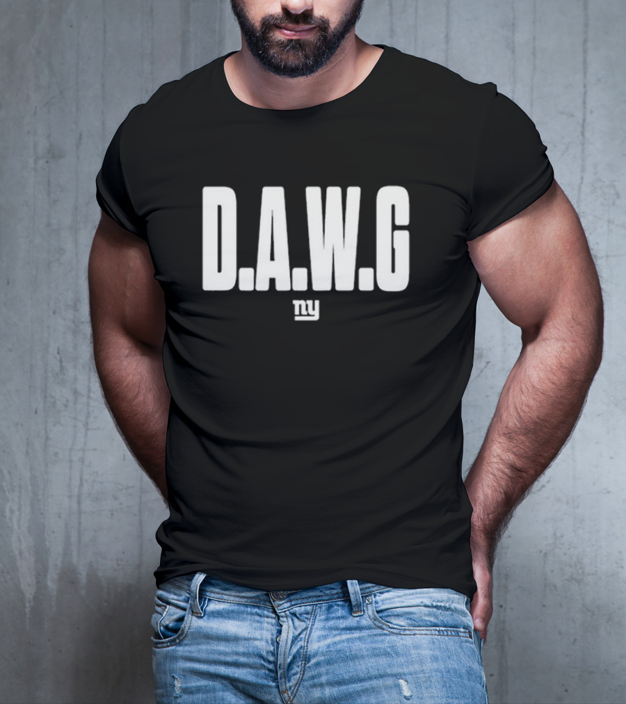 New York Giants D.A.W.G NY Football Fan T-Shirt