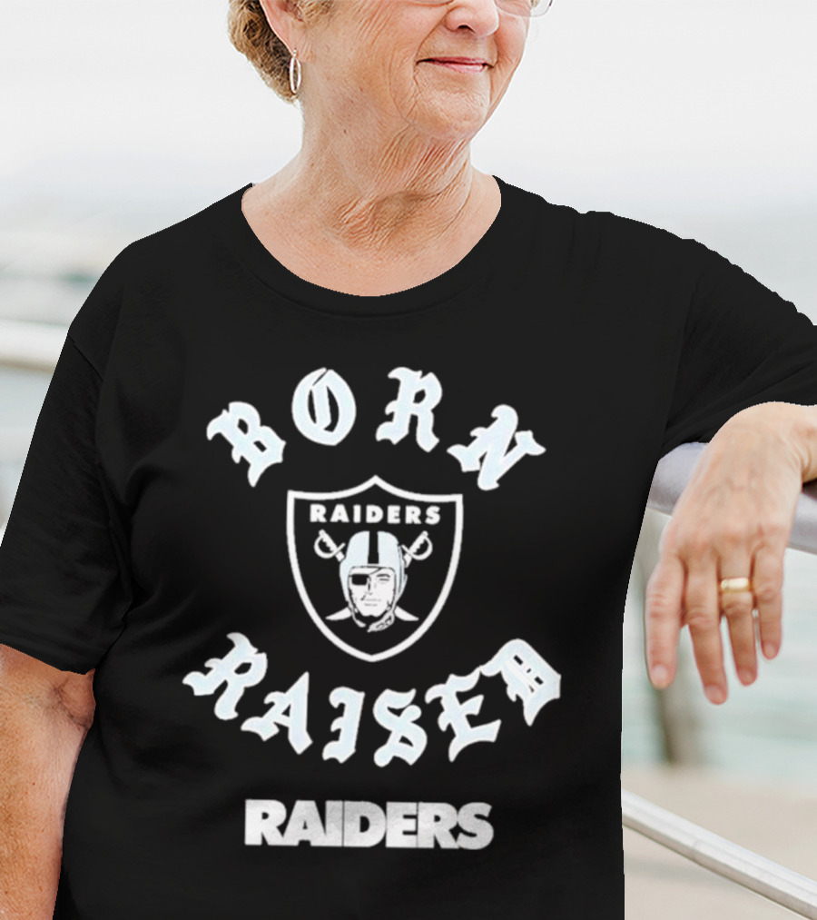 Born Raised Raiders Las Vegas Raiders T-Shirt