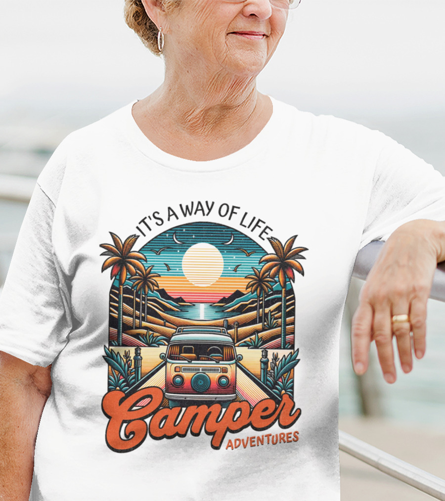 It's A Way Of Life Camper Adventures T-Shirt