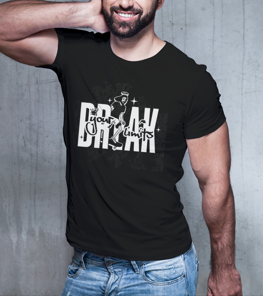 Break Your Limits Skateboard Angel T-Shirt