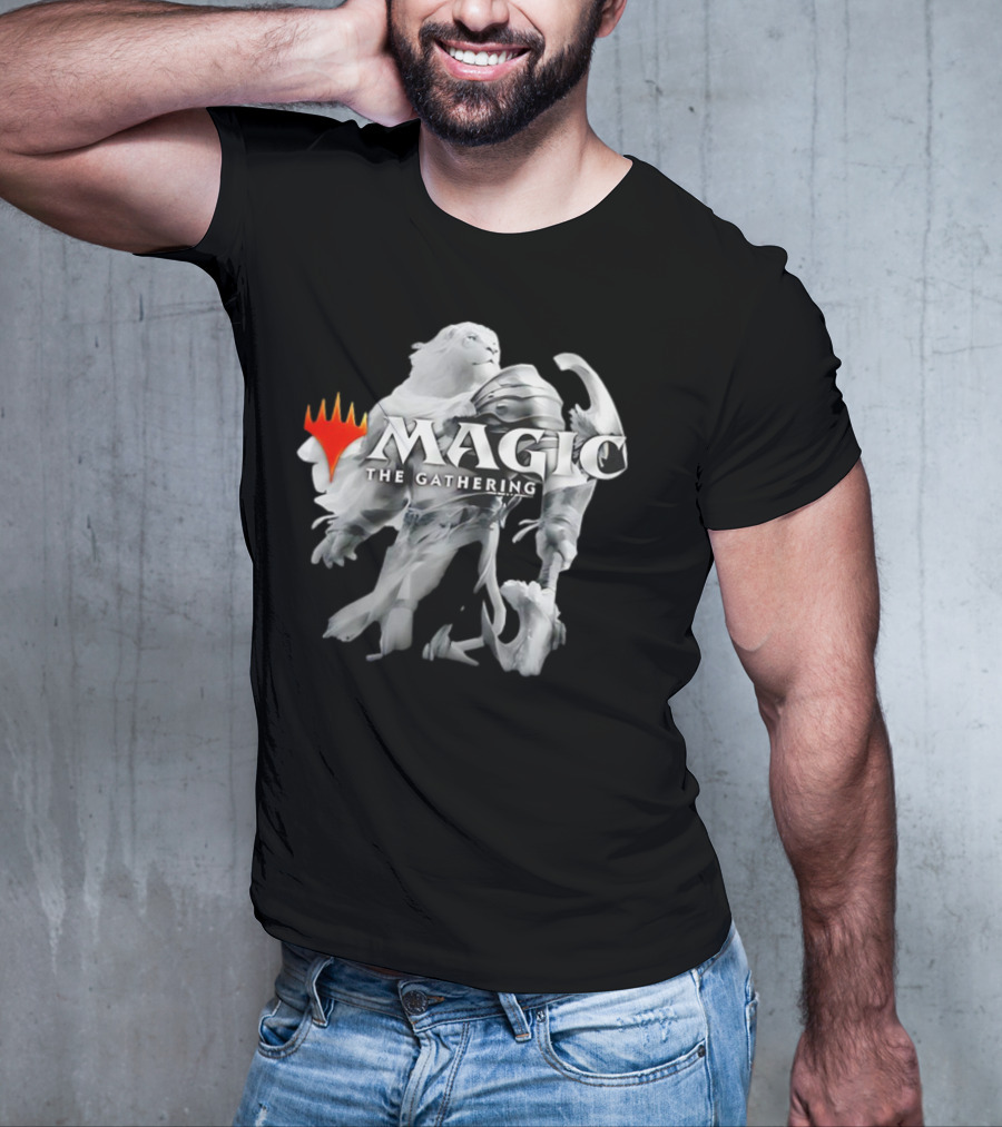 Magic The Gathering Lion Knight White Armor T-Shirt