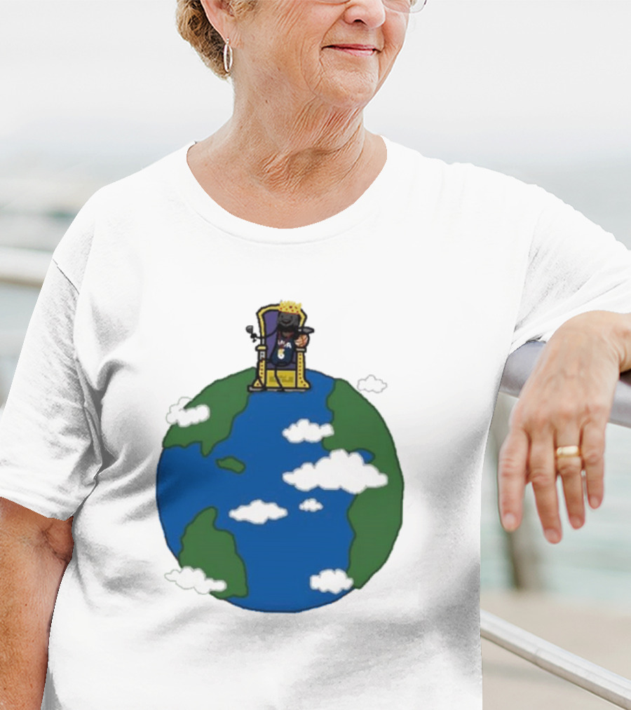 King Of The World James Throne On Earth T-Shirt