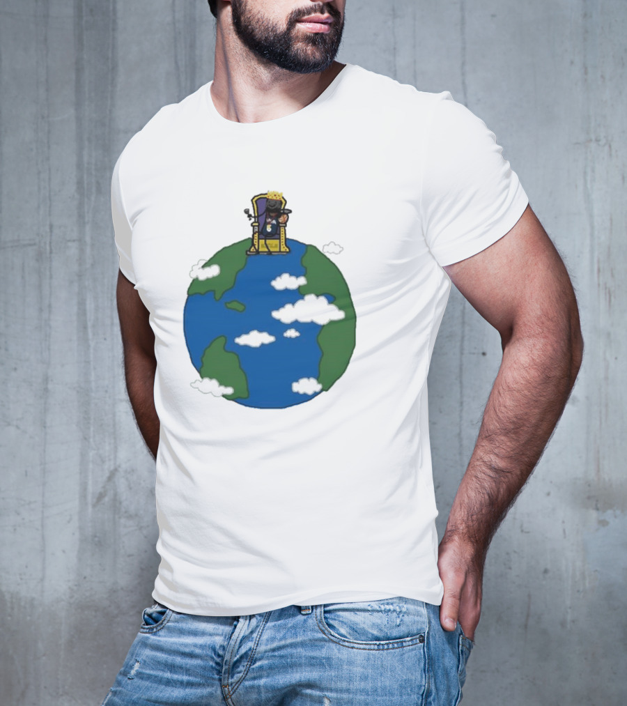King Of The World James Throne On Earth T-Shirt