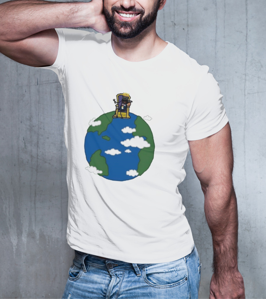 King Of The World James Throne On Earth T-Shirt
