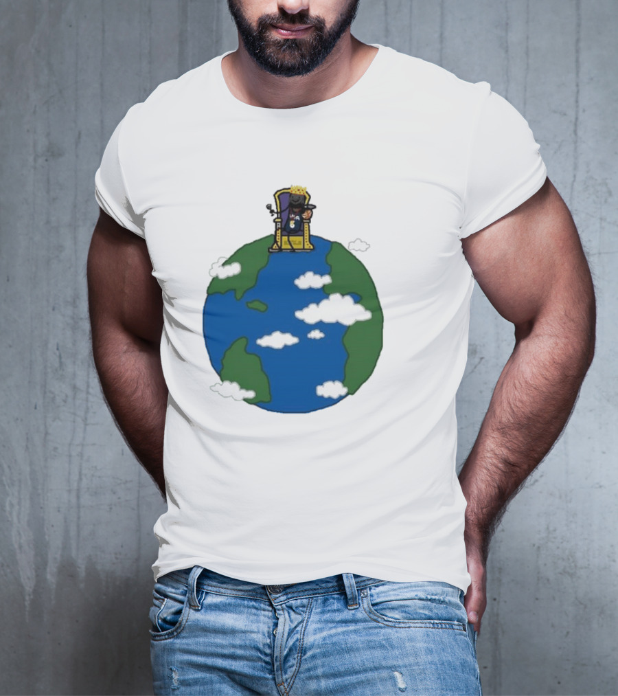 King Of The World James Throne On Earth T-Shirt