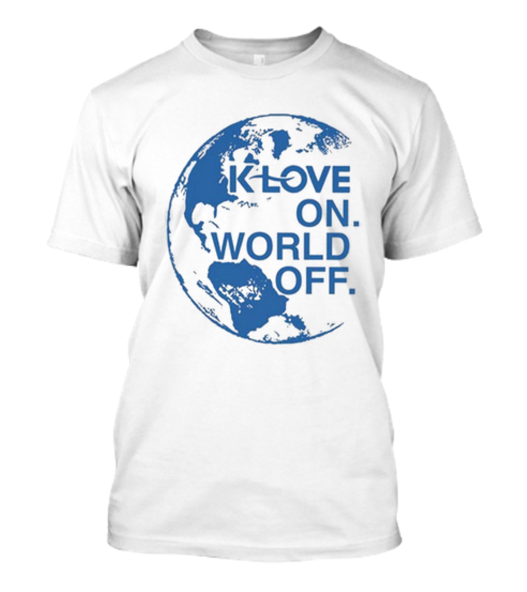 Klove On World Off Blue Earth Planet T-Shirt
