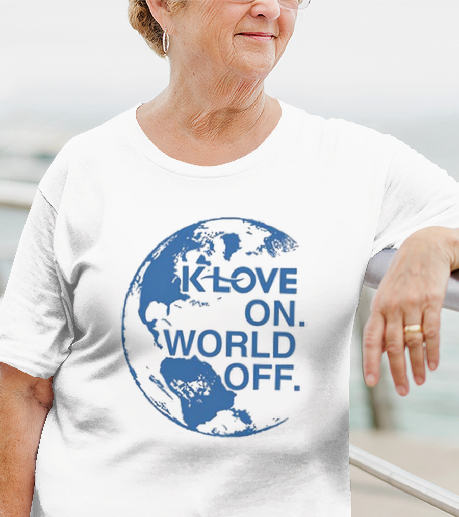 Klove On World Off Blue Earth Planet T-Shirt