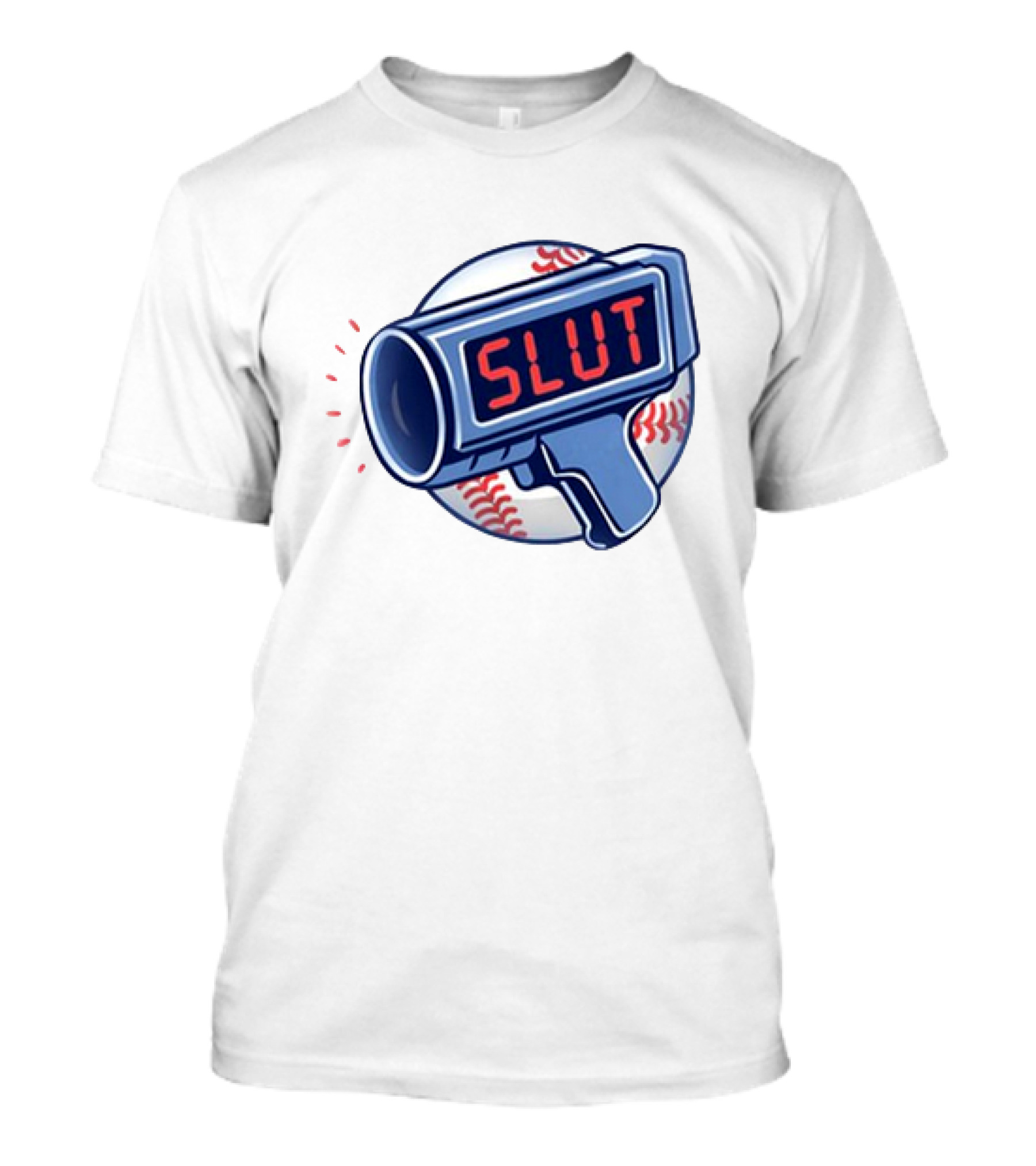 Slut Radar Baseball Humor T-Shirt