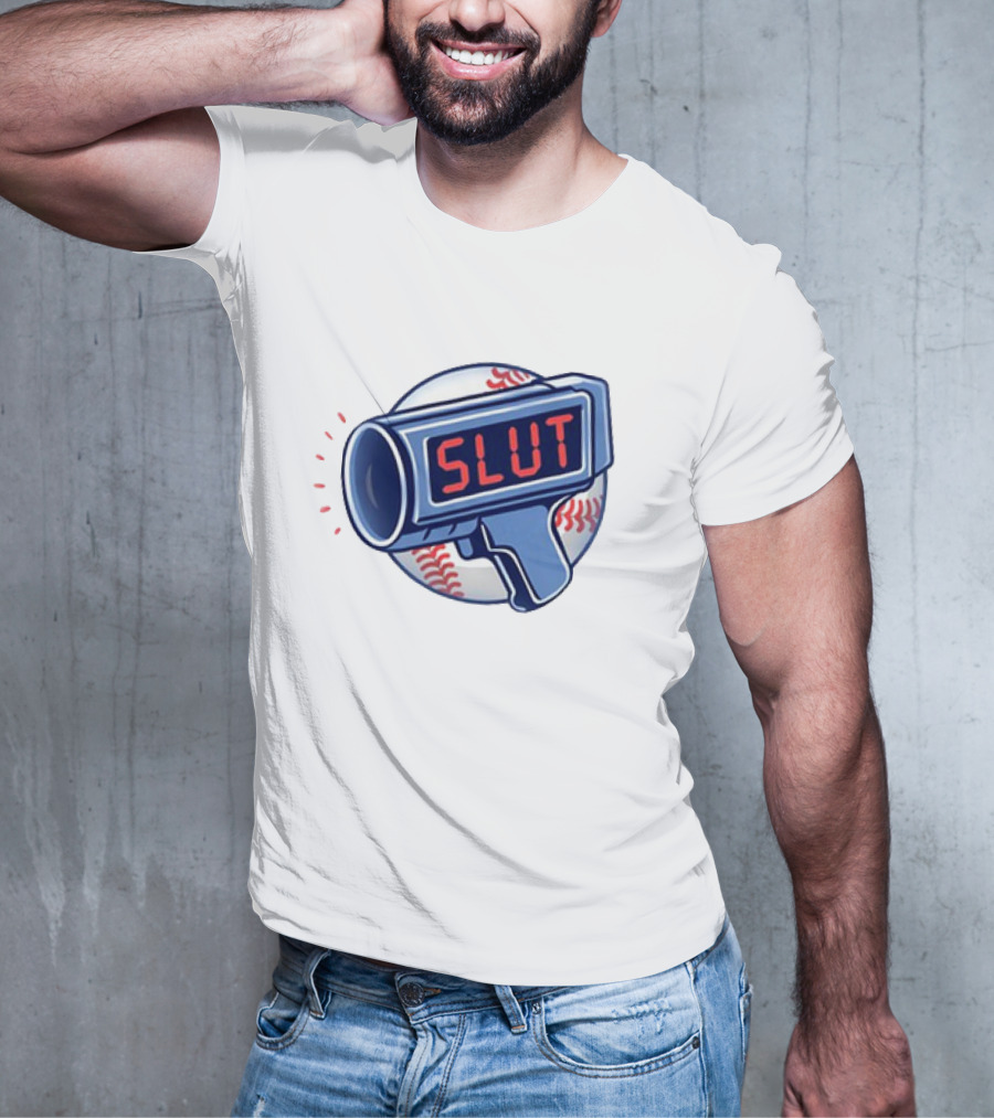 Slut Radar Baseball Humor T-Shirt