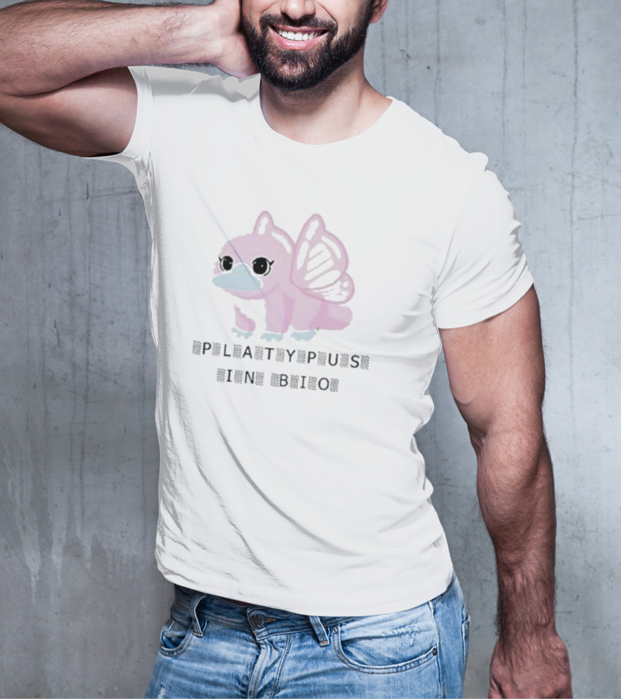 Platypus In Bio Prettiest Platypus Fitted T-Shirt