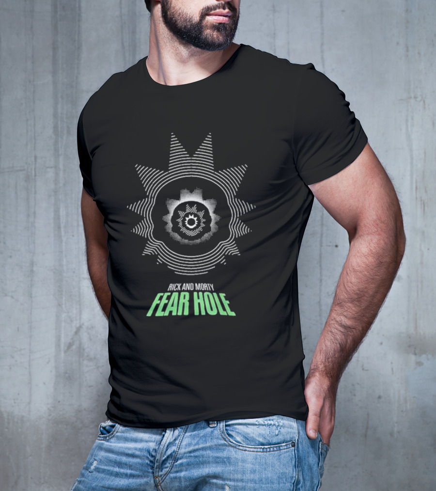 Rick And Morty Fear Hole Psychedelic Crown T-Shirt