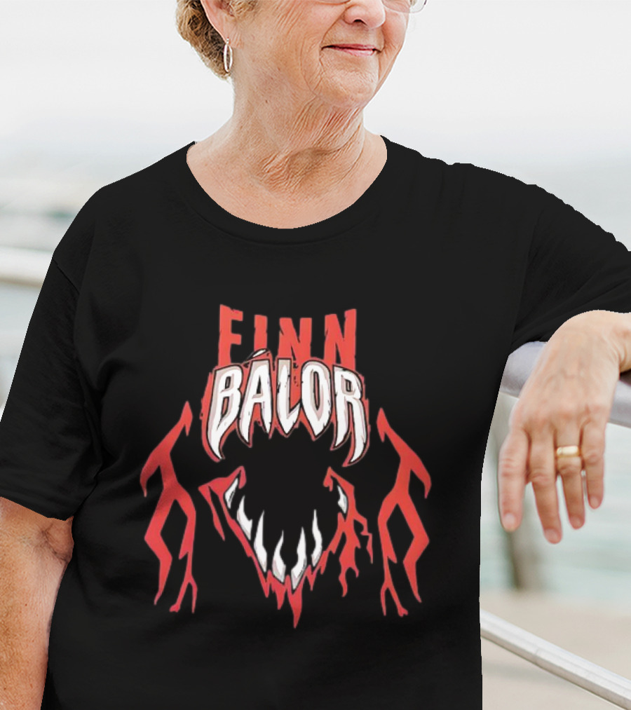 Finn Balor Demon King Jaws Teeth T-Shirt