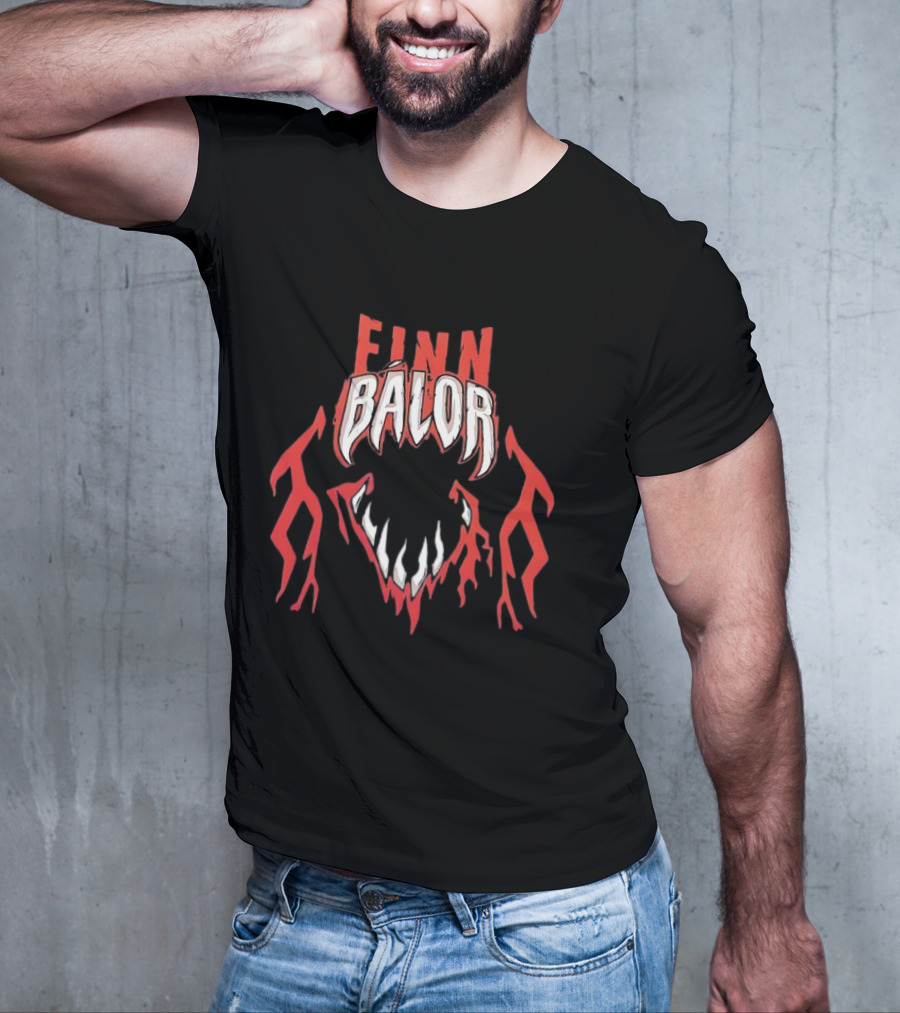 Finn Balor Demon King Jaws Teeth T-Shirt