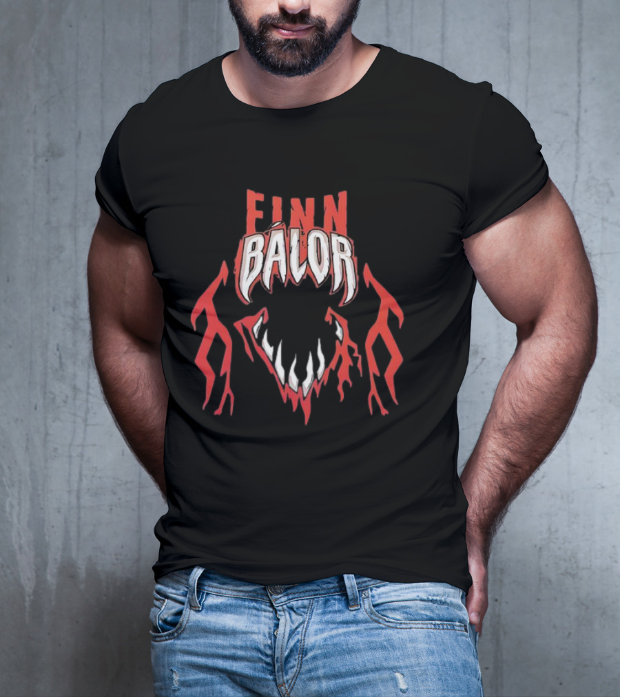 Finn Balor Demon King Jaws Teeth T-Shirt