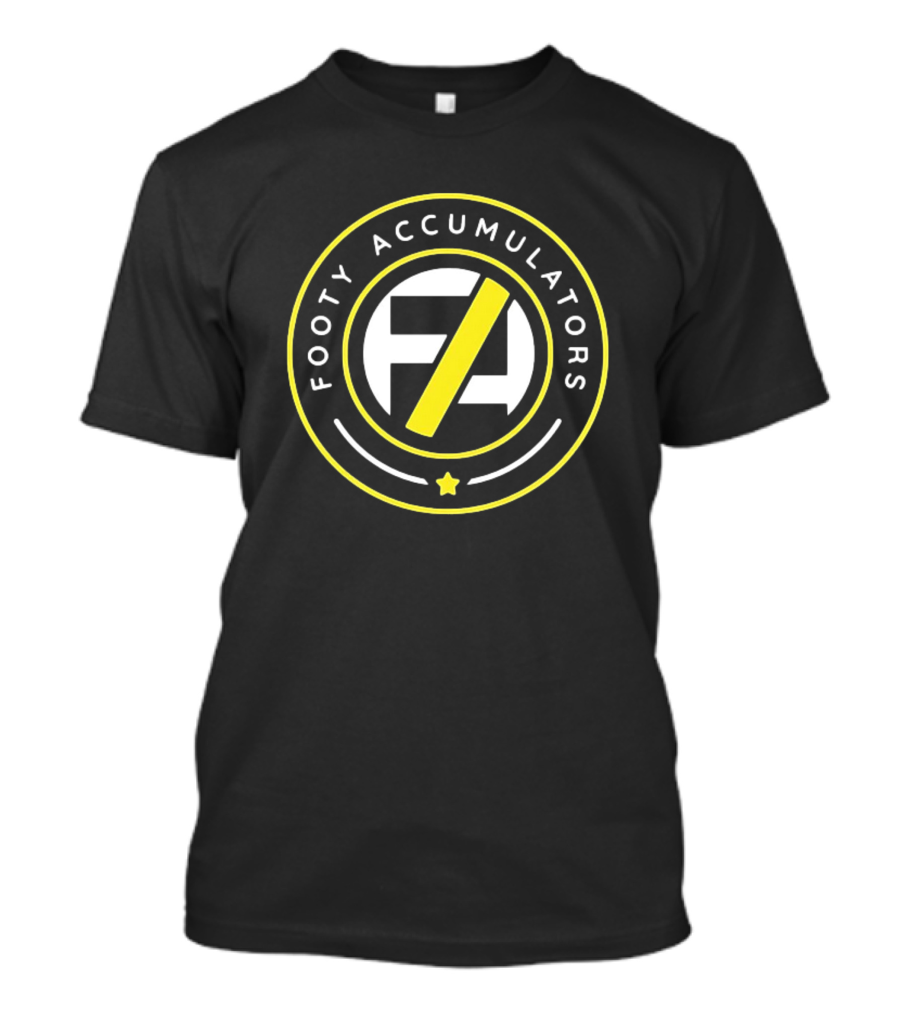 Footy Accumulators FA Logo Star Circle T-Shirt