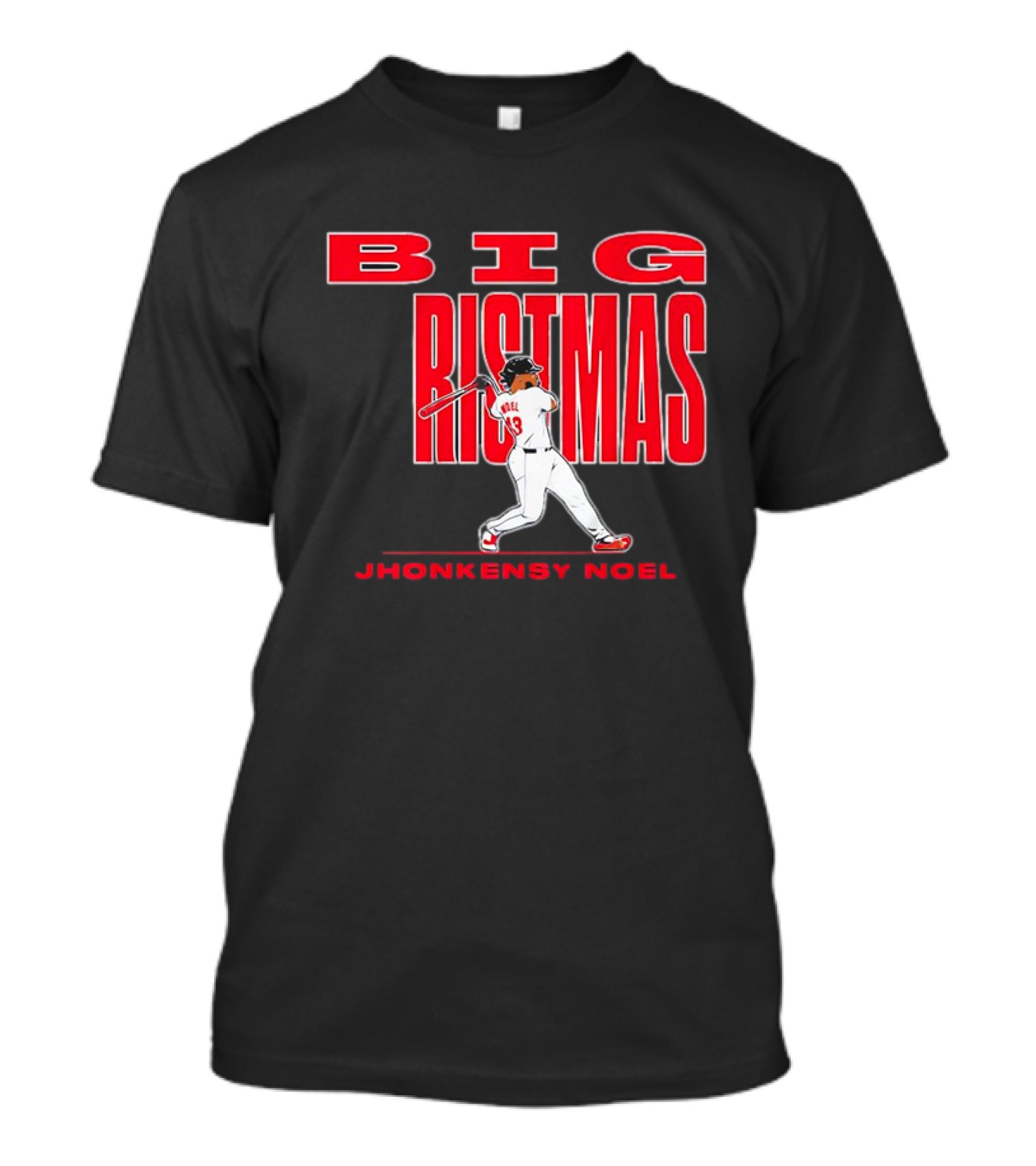 Jhonkensy Noel Cleveland Guardians Big Christmas Bigrismas T-Shirt