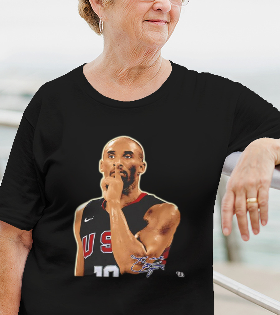 Kobe Bryant USA Basketball 10 Signature Quiet T-Shirt