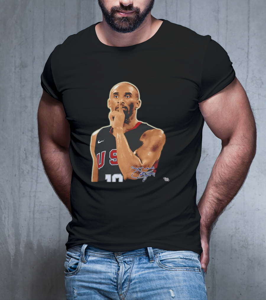 Kobe Bryant USA Basketball 10 Signature Quiet T-Shirt