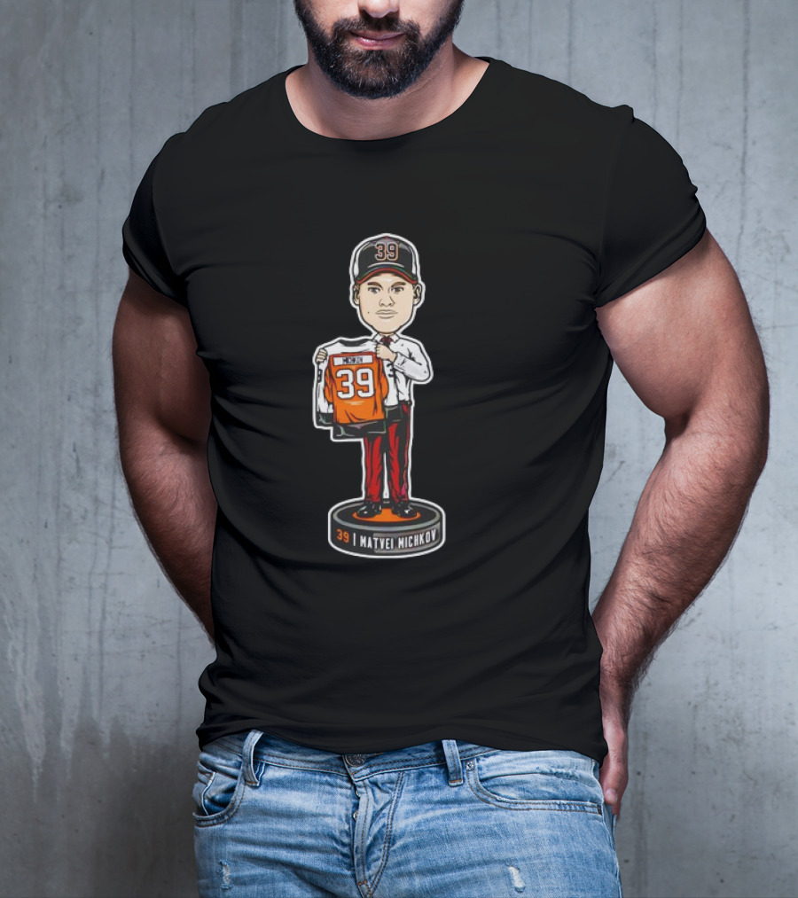 Matvei Michkov 39 Philadelphia Bobble Head Figurine T-Shirt