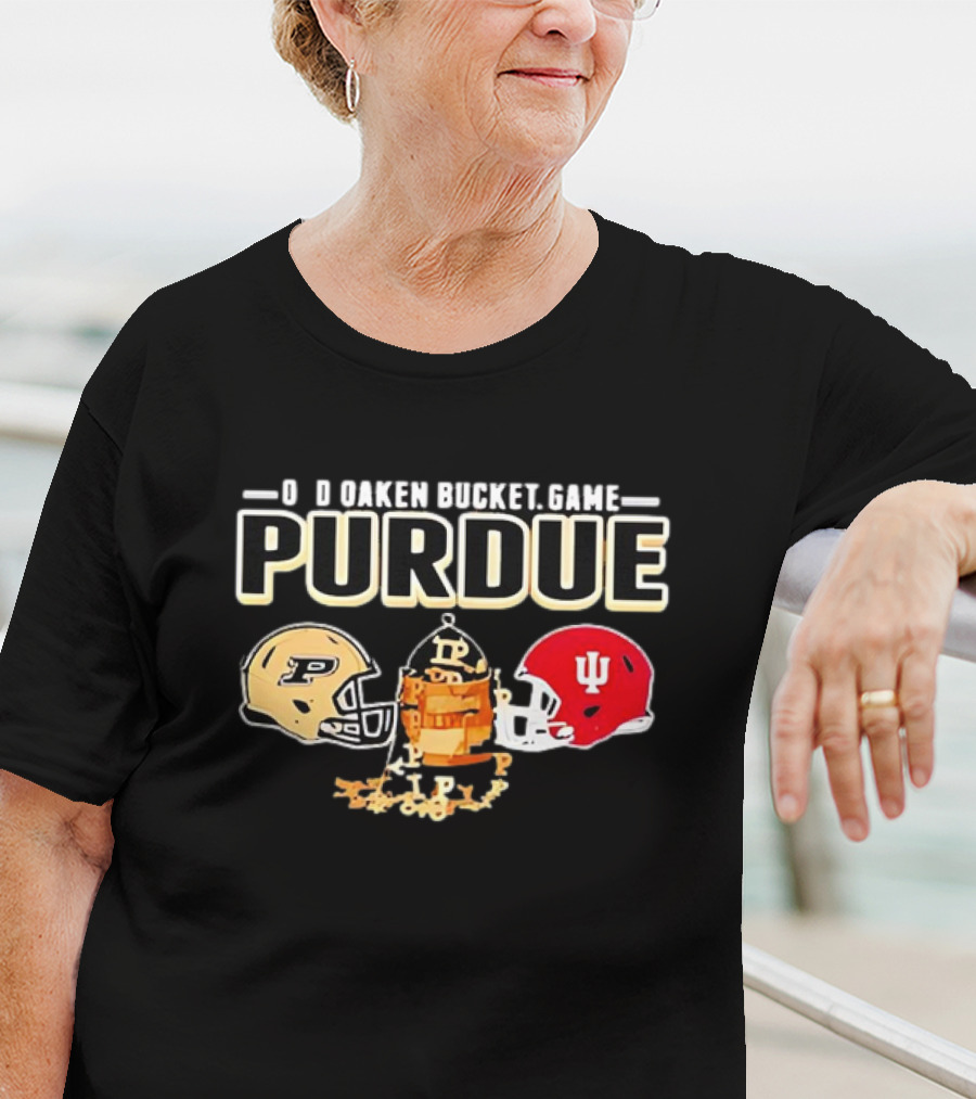 Old Oaken Bucket Game Purdue Boilermakers Indiana Hoosiers Football Rivalry T-Shirt