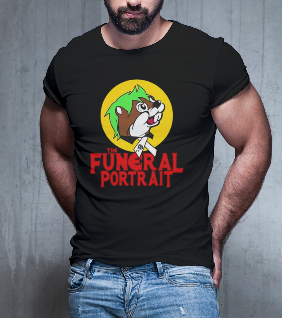 Buc-Ee’s The Funeral Portrait Skull Ribbon T-Shirt