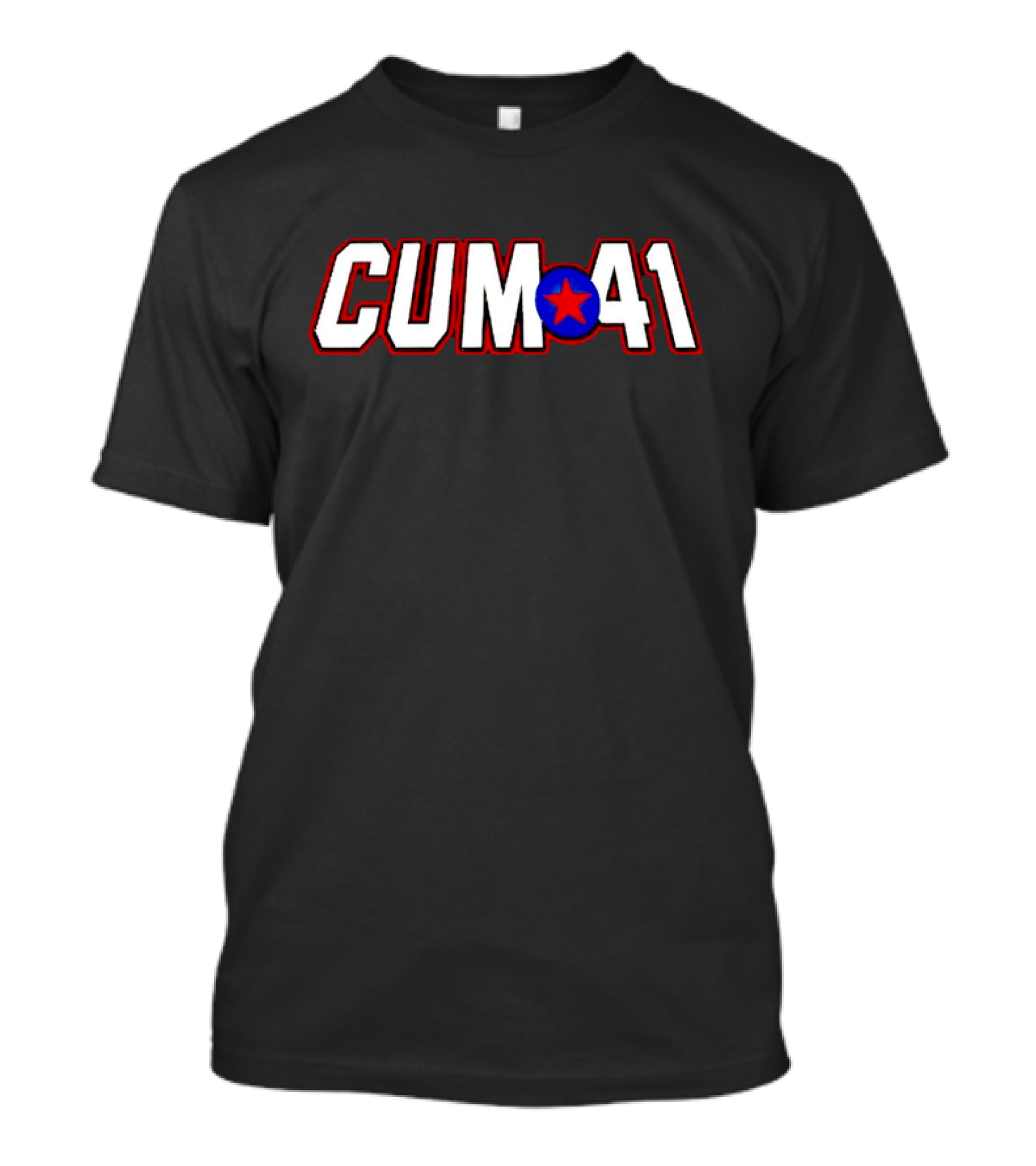Sum 41 Band-Inspired Cum 41 Design With Star Emblem T-Shirt