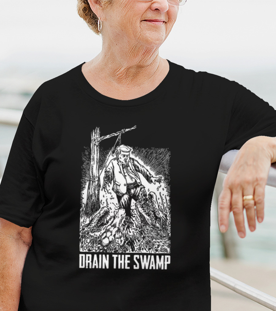 Drain The Swamp – Diablo Macabre Political Cartoon T-Shirt