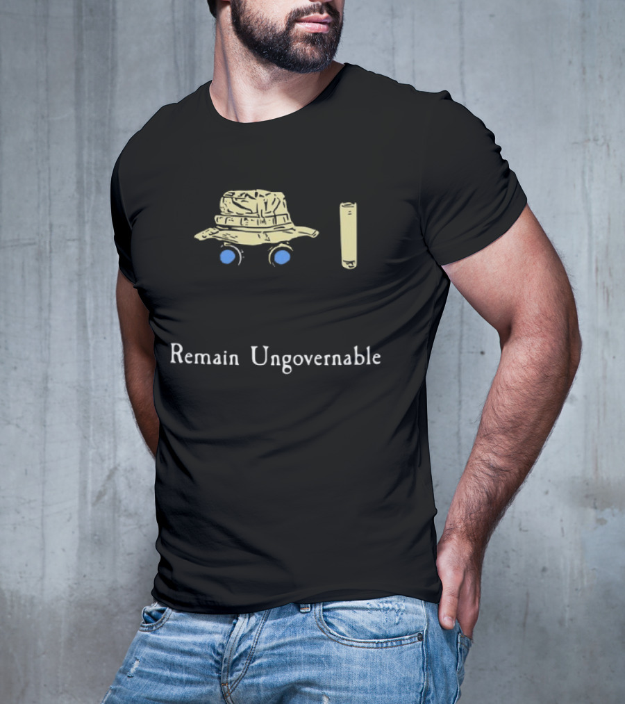 Remain Ungovernable Bucket Hat And Sunglasses T-Shirt