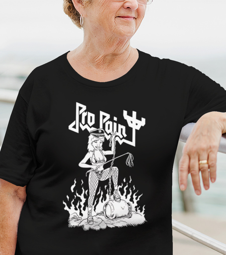 Pro Pain Diablo Macabre Chain And Flames T-Shirt