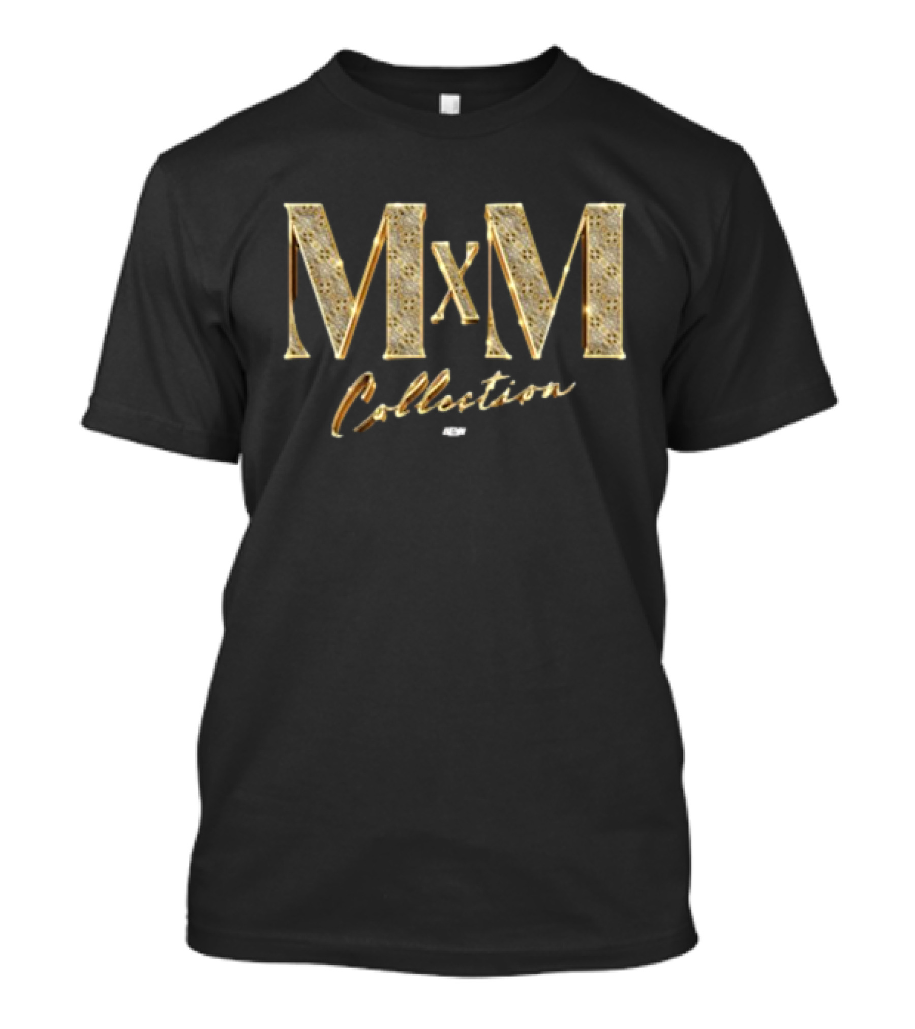MxM Collection – Gold Text Style Design By MxM T-Shirt