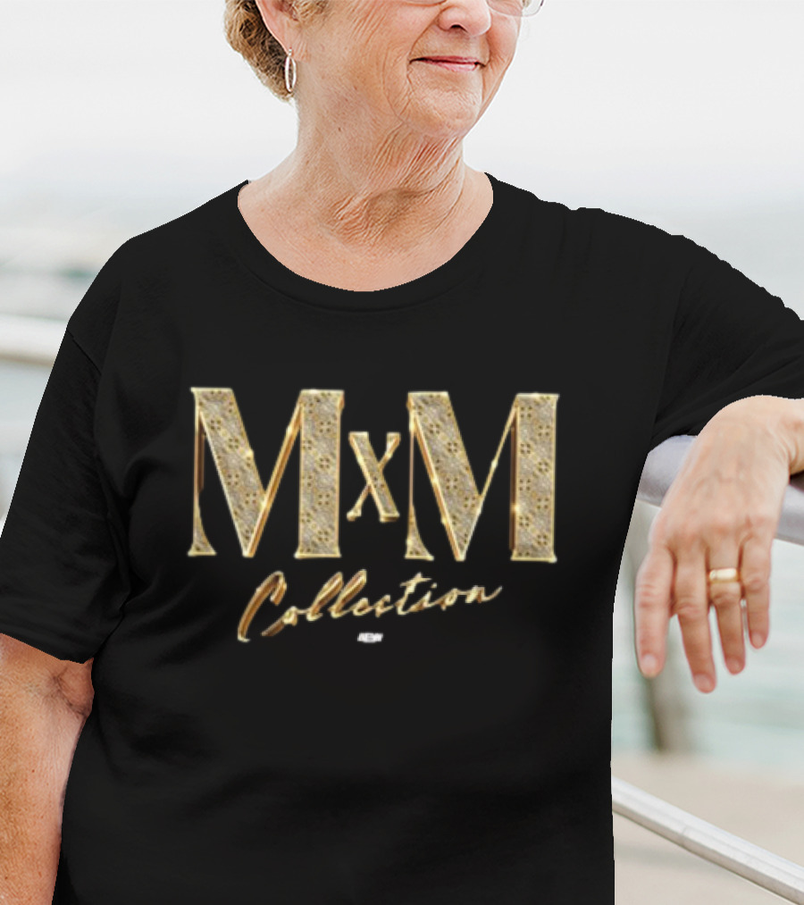MxM Collection – Gold Text Style Design By MxM T-Shirt