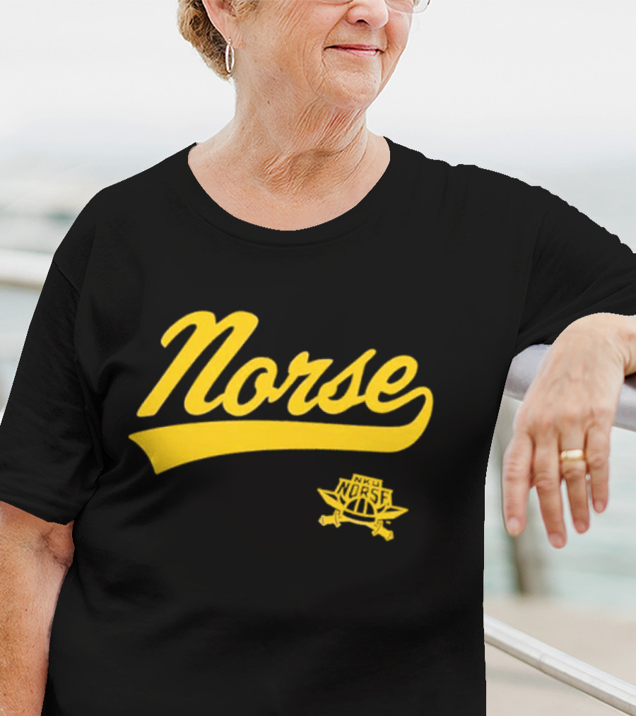 Norse NKU Norse Baseball Script T-Shirt
