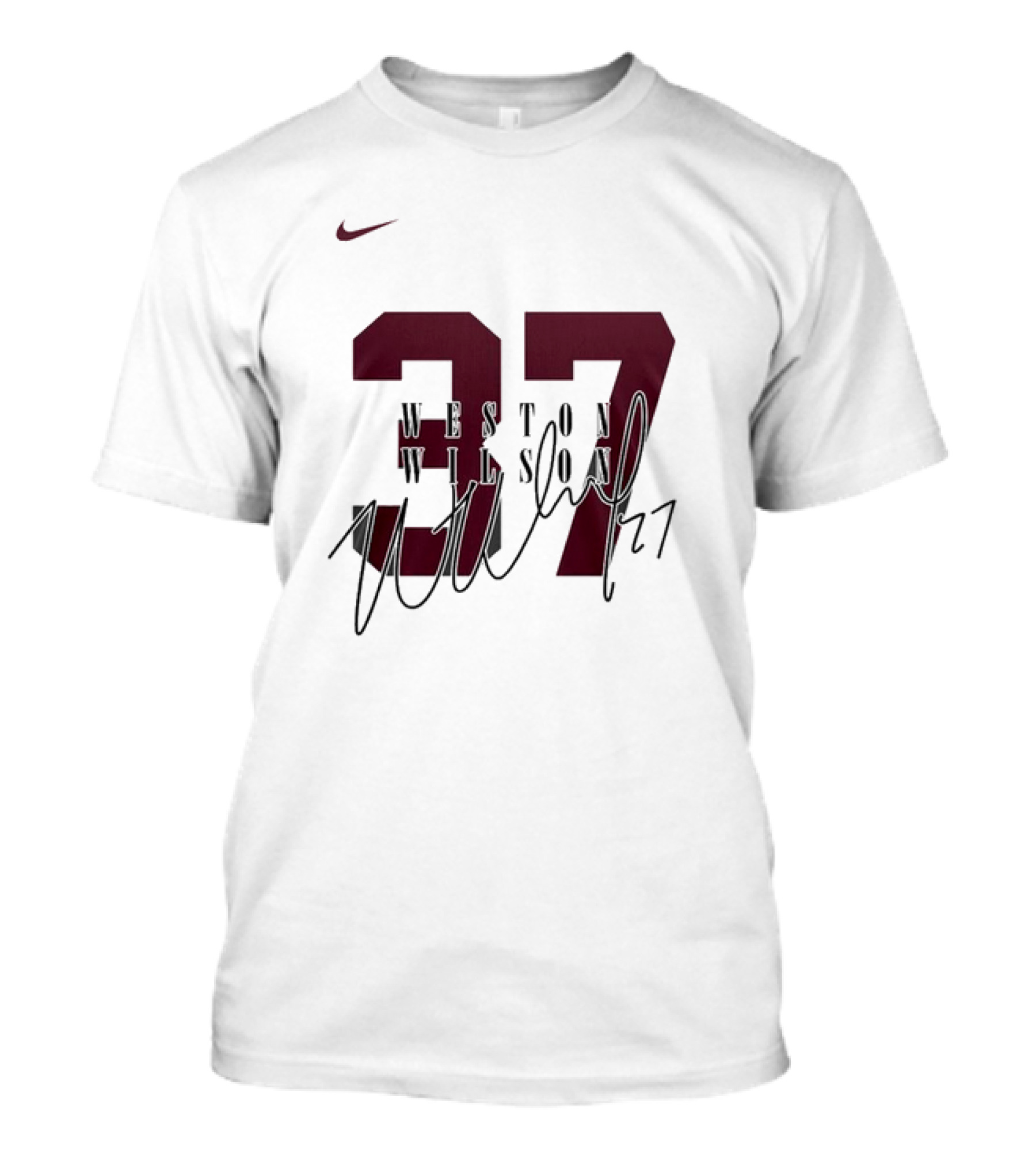 Weston Wilson 37 Phillies Signature T-Shirt