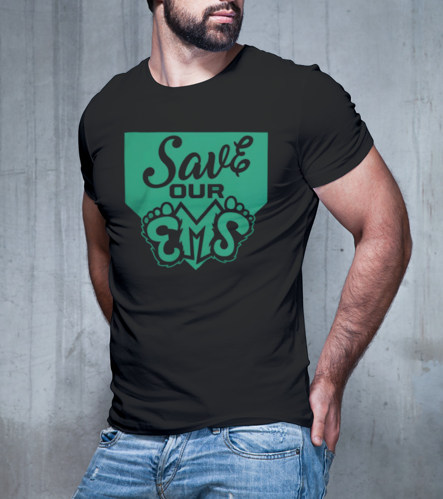 Eugene Emeralds Save Our Ems Team Spirit T-Shirt