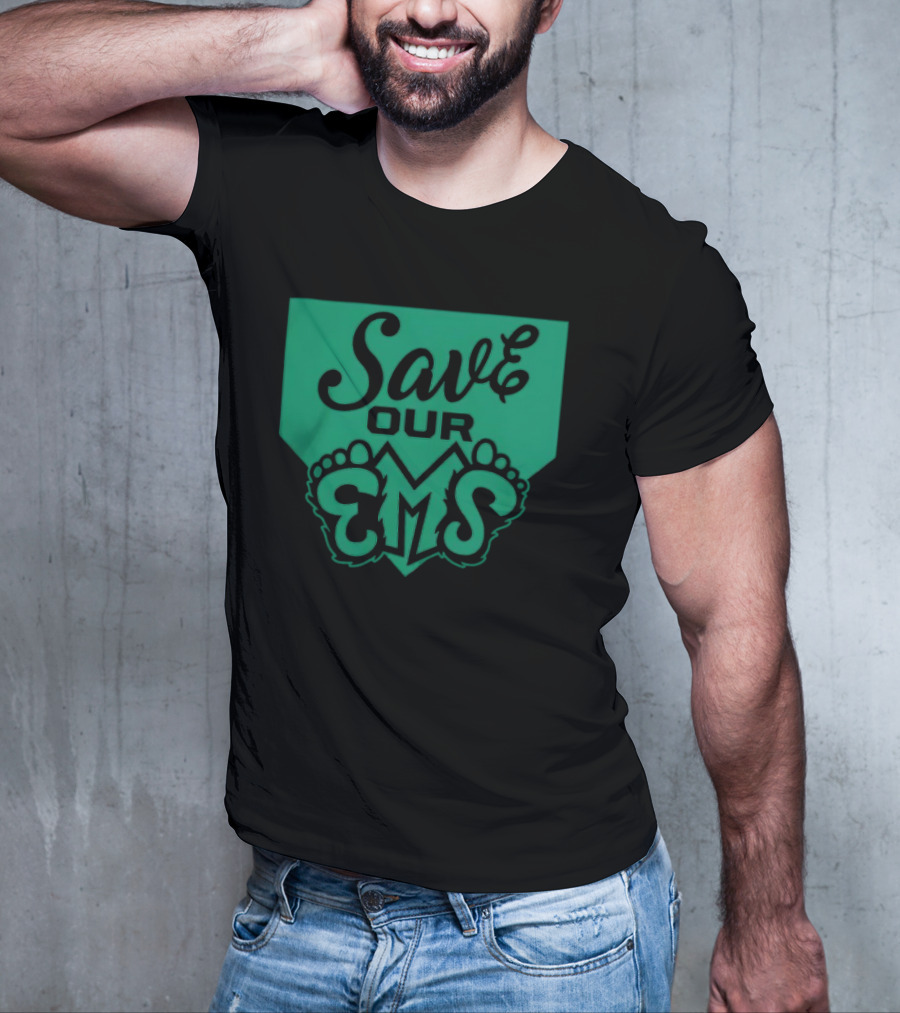 Eugene Emeralds Save Our Ems Team Spirit T-Shirt