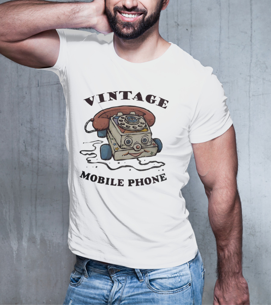 Vintage Chatter Telephone Mobile Phone Original T-Shirt